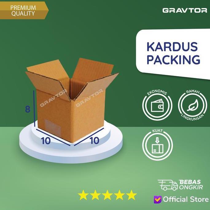 Allthebest Box | Kotak | Dus | Kardus Polos Packing 10x10x8