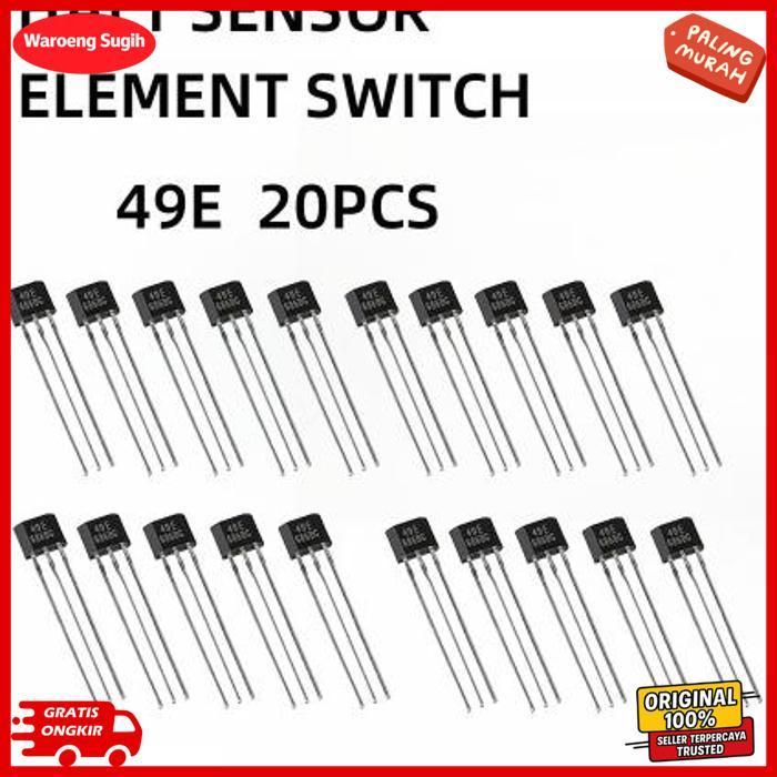 20Pcs Sensor Handle Gas Untuk Sepeda Listrik 49E / Sensor Original Speda Listrik Handle Gas Efek Sen