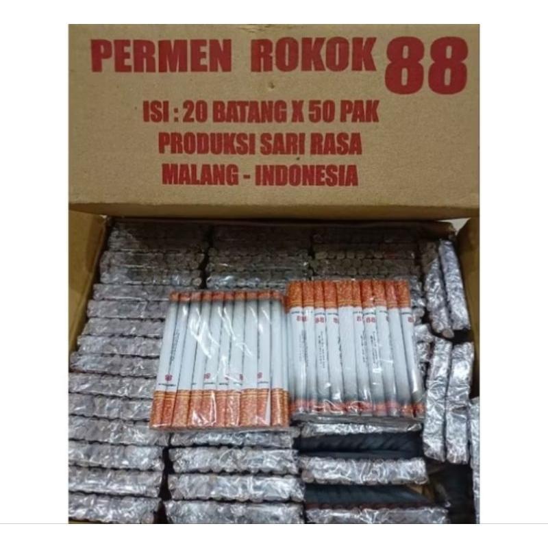 20Pcs Permen Coklat Jadul Bentuk Rokok