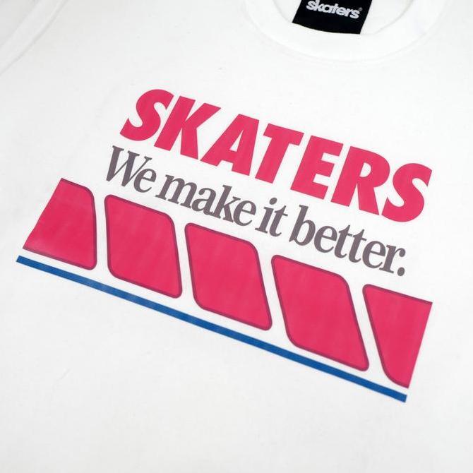 Skaters Crewneck Reblock 3 YB024 White
