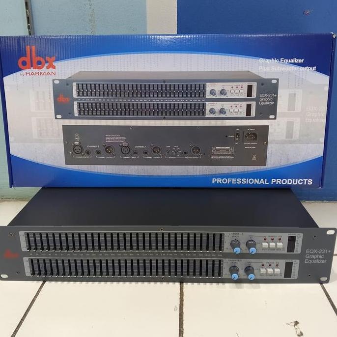 DBX EQUALIZER EQX 231 + SUBWOOFER / DBX EQX 231+/ DBX EQX231+SUBWOOFER