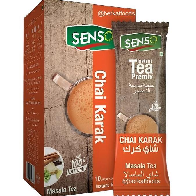,,,,,,,] Instant Masala Adani Tea Senso / Karak Chai / Teh Susu Rempah India Unsweetened Tanpa Gula
