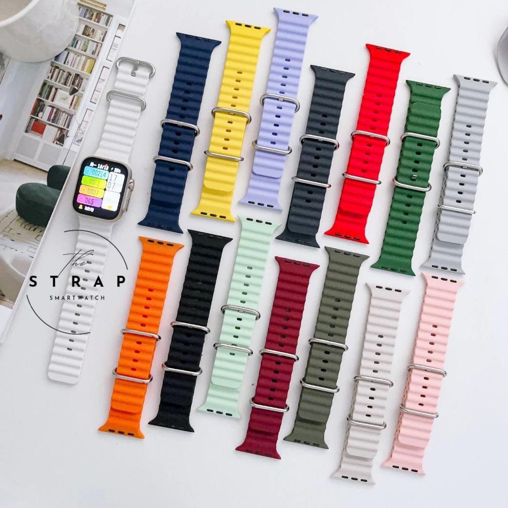 Paling Laris Ocean Strap T500 T55 T800 T900 Semua Series Ultra / Strap T500 / Strap T55 / Strap T800