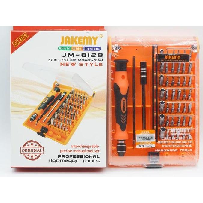 JAKEMY JM-8128 45 in 1 Multi Purpose Precision ScrewDriver Set Repair
