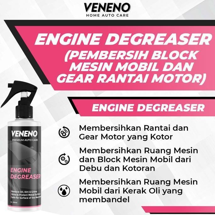 Veneno Engine Degreaser - Pembersih Ruang Mesin, Pembersih Sisa Oli - By Veneno Indonesia