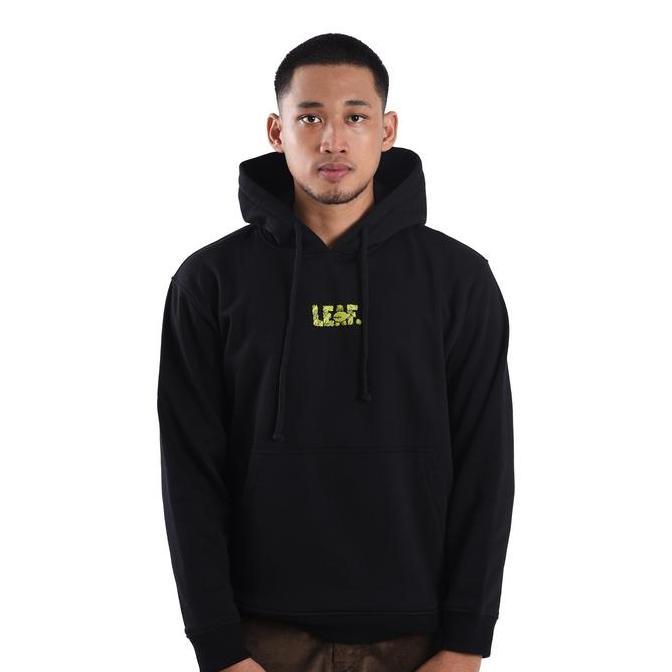 Cool- Leaf Leaves Of Leaf Black Hoodie