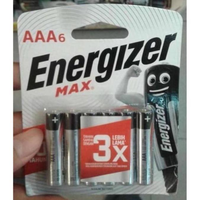 Baterai Energizer LR03/AAA isi 6 1.5V