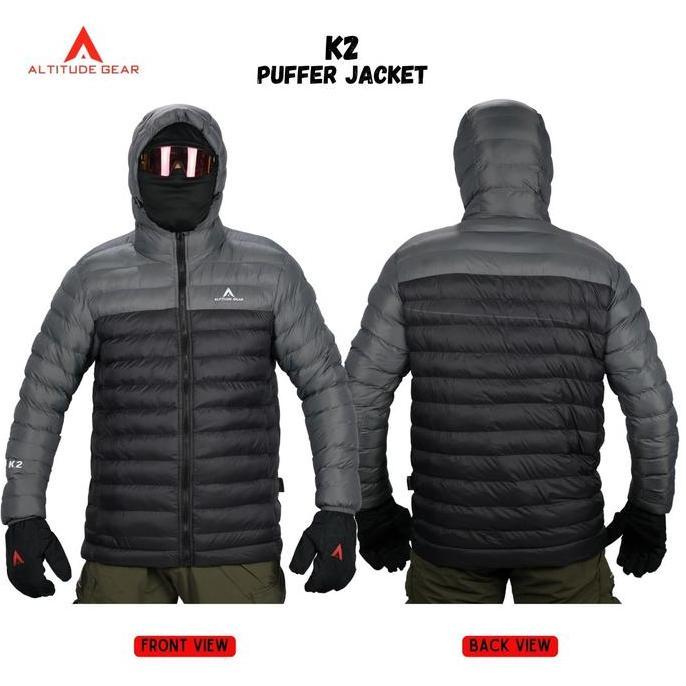 Cool- Jaket Gunung Puffer Altitude Gear K2 - Jaket Gelembung Musim Dingin