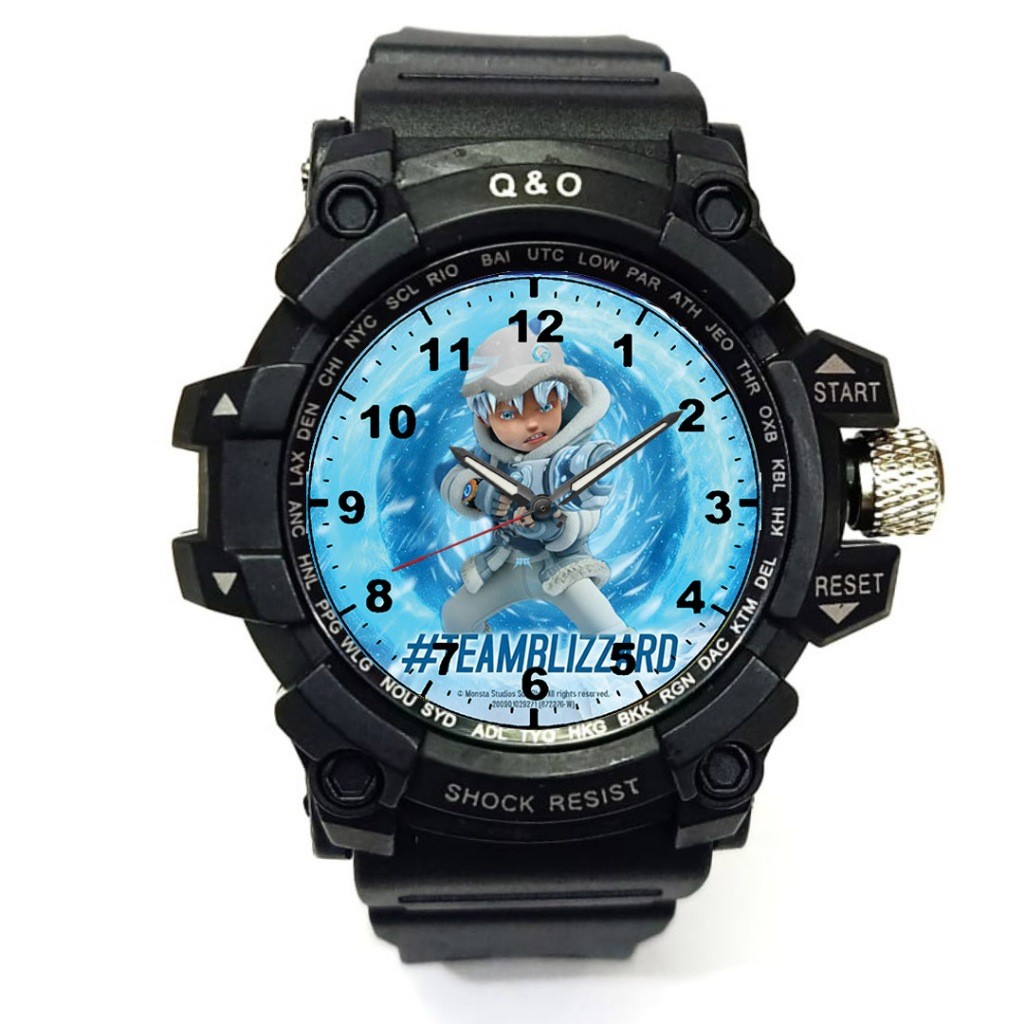 Jam Tangan Anak Boboiboy Blizzard Terbaru Team Blizzard