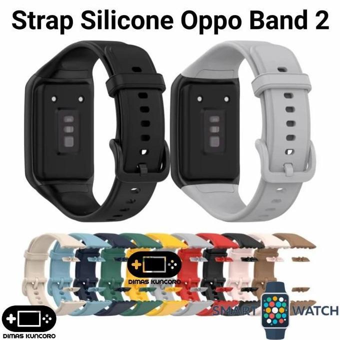 StrapSiliconeOppoBand2 silikon tali jam rubber karet oppo smartband band 2