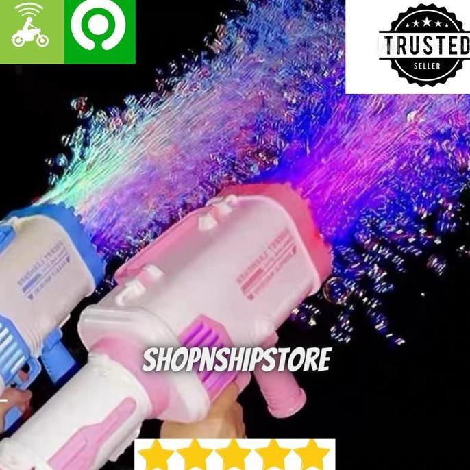 FIV BAZOOXA Mainan Bubble Bazooka Gun Bubble Gun Bazoka Bubble Gun Gatl