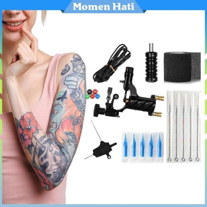 MWR Alat Tattoo Rotary Full Set / Tatto Kit / Mesin Tato Full Set