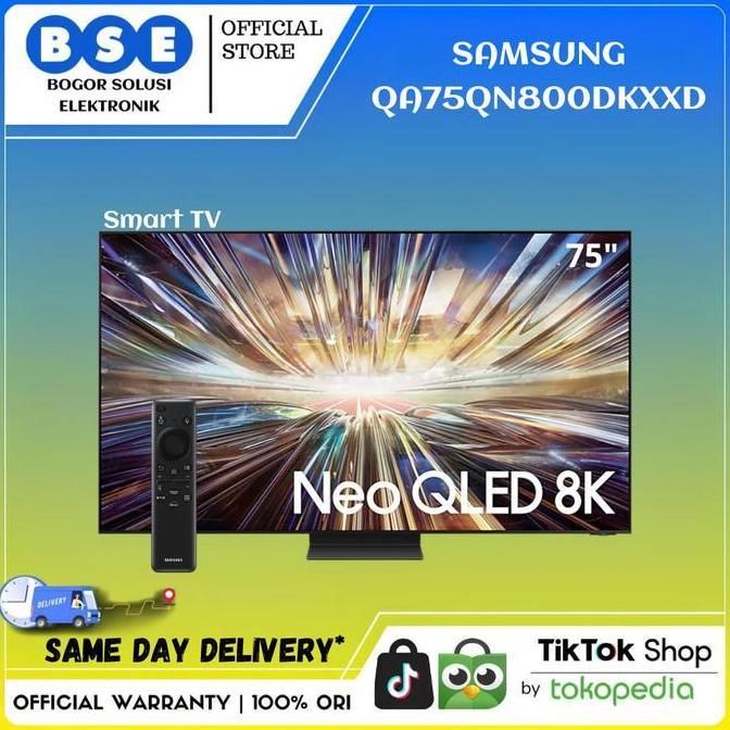 Allthebest- QLED TV 8K Samsung 75 Inch QA75QN800DKXXD Smart TV Samsung 75QN800D 75 Inci