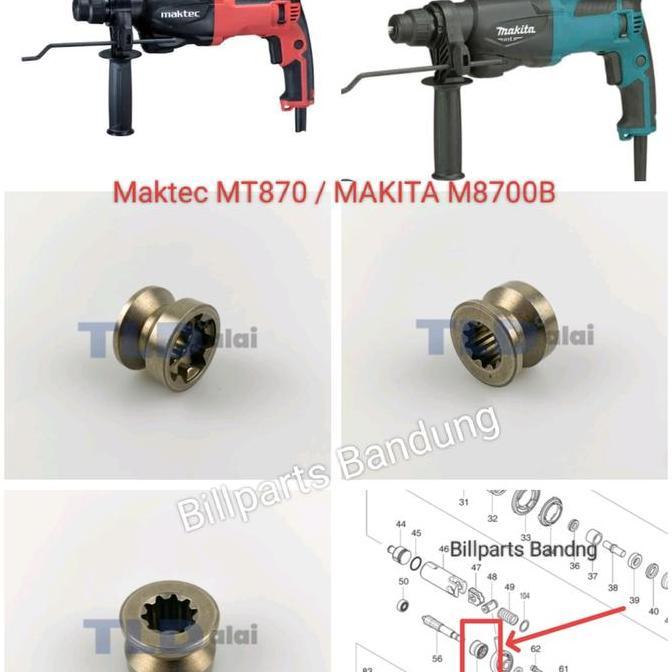 ((((()paling dicari] part jack shaft MT870 M8700 bor Maktec Makita as gear pengatur drill MT 870 / M