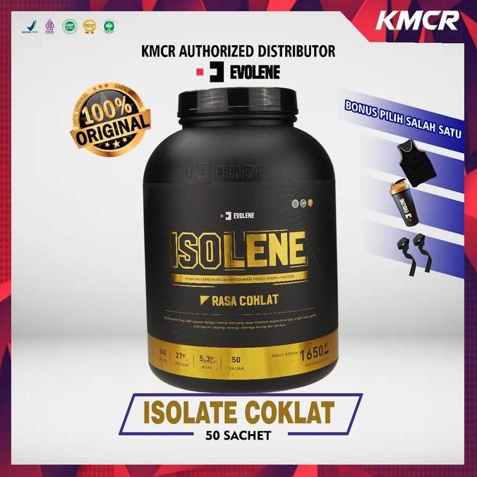 EVOLENE ISOLENE 50 SACHET SUSU PROTEIN CUTTING ISOLATE ISO - KMCR