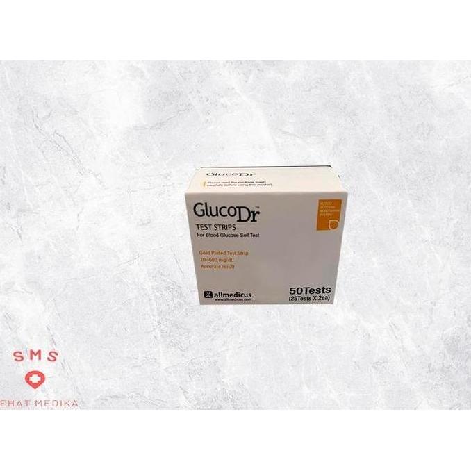 STRIP GLUCO DR / STRIP ALAT CEK GULA DARAH GLUCO DR