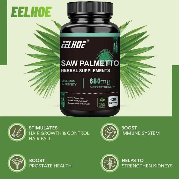 EELHOE SAW PALMETTO Suplemen Saw Palmetto 680 Mg 120pcs