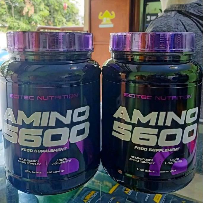 Scitec Nutrition Amino 5600 1000 Tabs - Suplemen Otot dengan Asam Amino Lengkap dan BCAA Tinggi