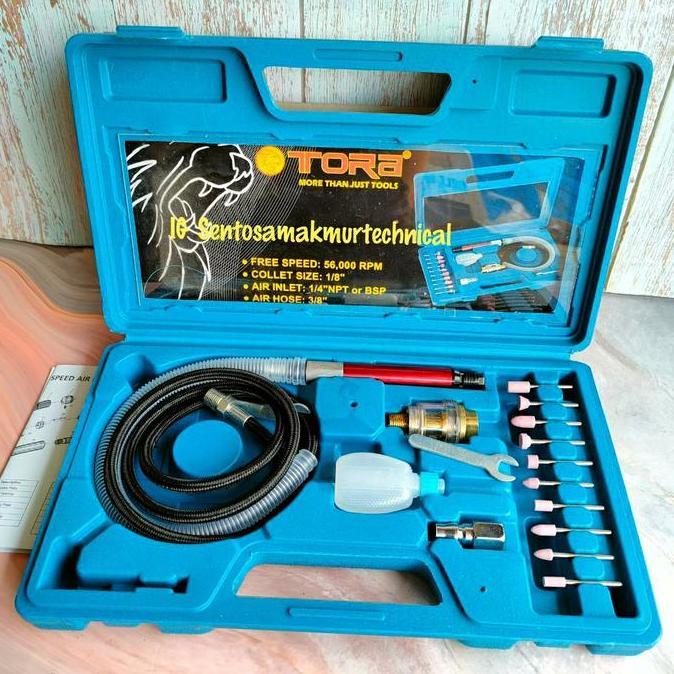 TORA Air Micro Die Grinder Set Mesin Tuner Mini Gurinda Angin
