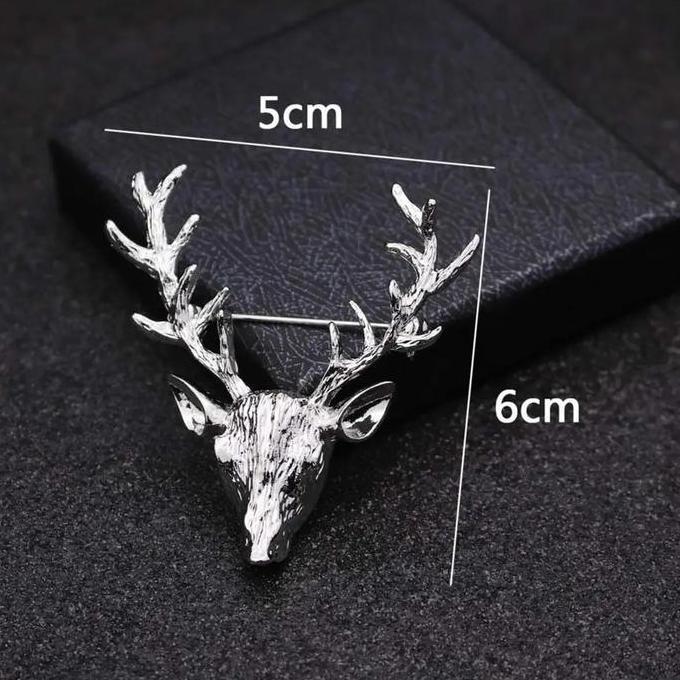 Lapel Pin Brooch Rusa Deer Pin Jas