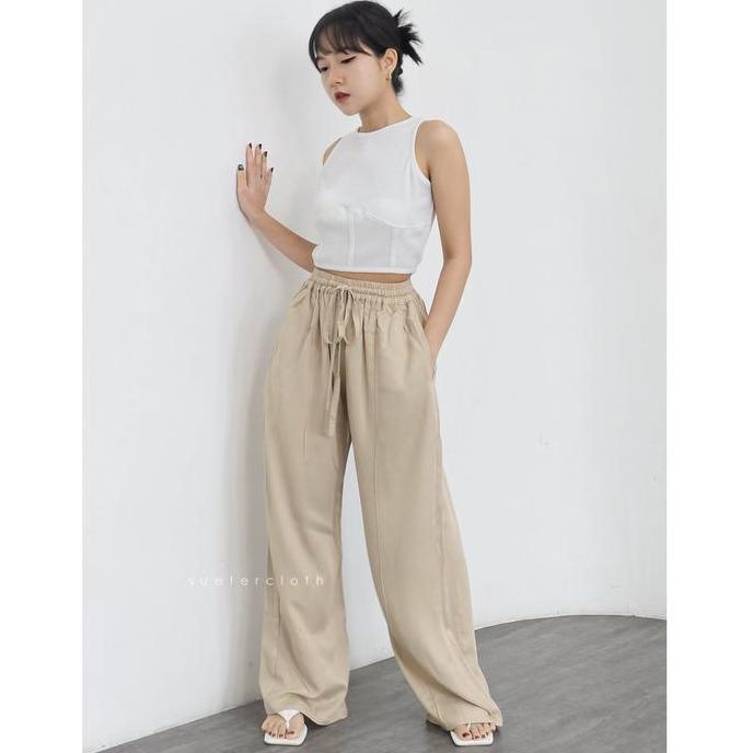 kulot adem SUETERCLOTH - Zia Cullote /Kulot Wanita Premium Panjang Rayon [terbaik]