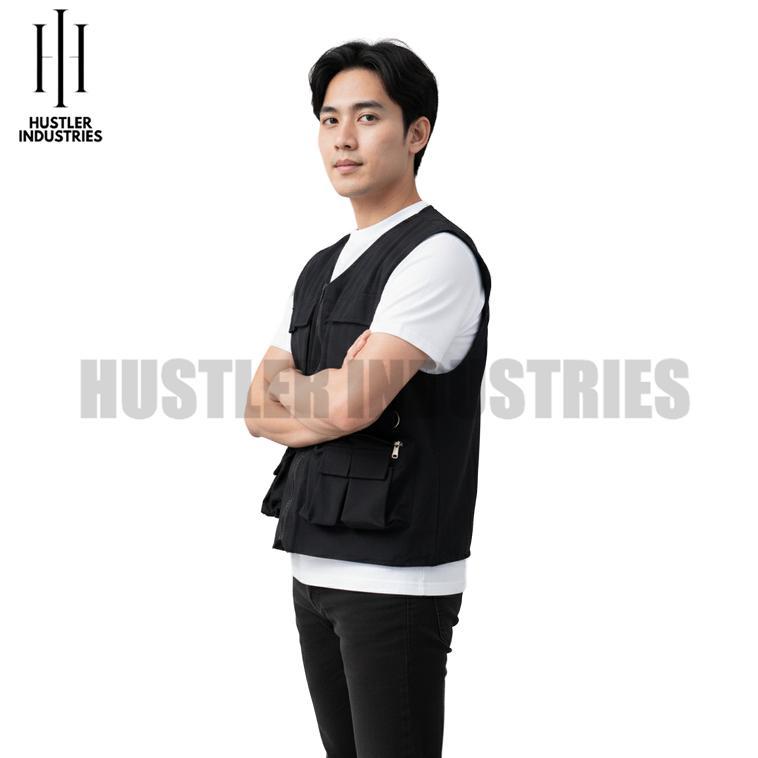 TERBARU VEST CARGO HITAM MULTIFUNGSI ROMPI CAESAR LAPANGAN OUTDOOR TERMURAH