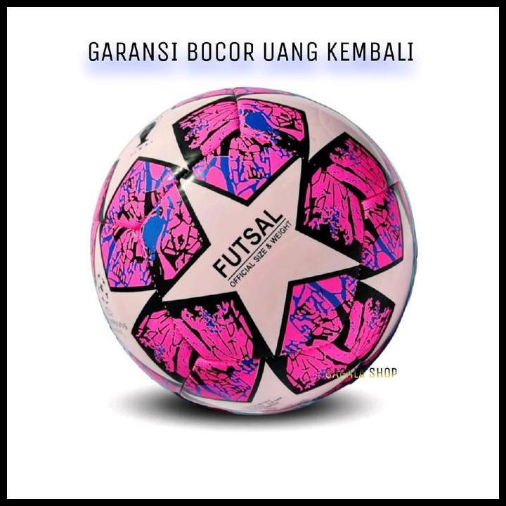 Produk Unggulan Futsal Bola Champions Size 4 Jahit Top Training Match Outdoor Ball