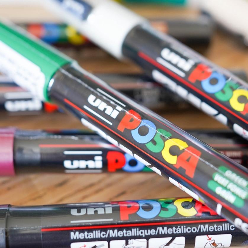Uni Posca Pc-3M Paint Marker Spidol Posca Pc-3M Bullet Shaped 0.9 - 1.3Mm