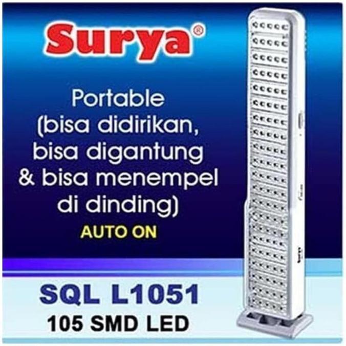 Lampu Emergency SQL 1051 LED Surya