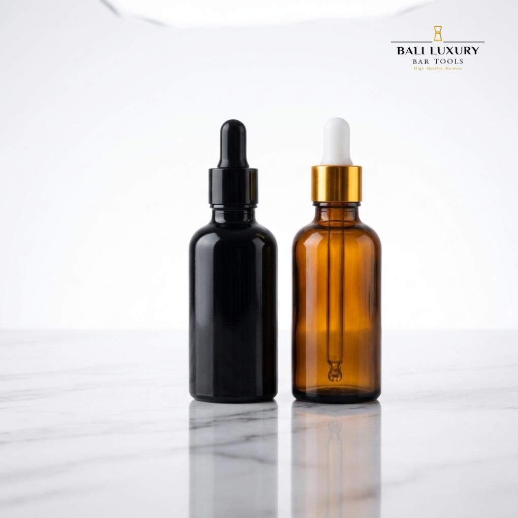 Bali Luxury | Premium Bitter Bottle Dropper Kaca 50Ml - Botol Tetes Cocktail Bartender Mixology