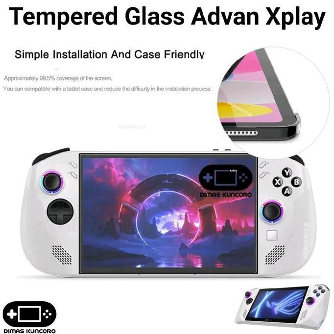 Tempered Glass Advan Xplay anti gores antigores screen guard protector pelindung layar lcd advan xpl