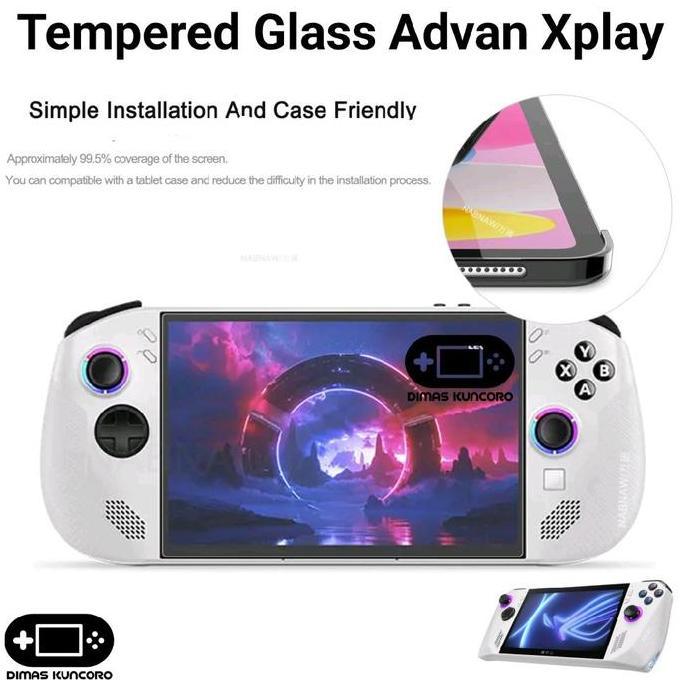 Tempered Glass Advan Xplay anti gores antigores screen guard protector pelindung layar lcd advan xpl