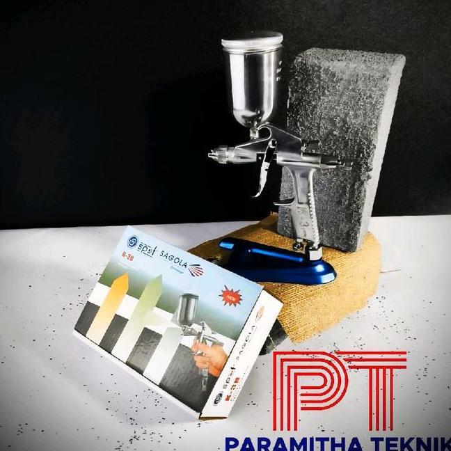 Spraygun K3 R3 Tabung Atas Spray Gun K 3 R 3 Alat Semprotan Cat Nozzle Kuping 200 Ml Tank Kecil Sago