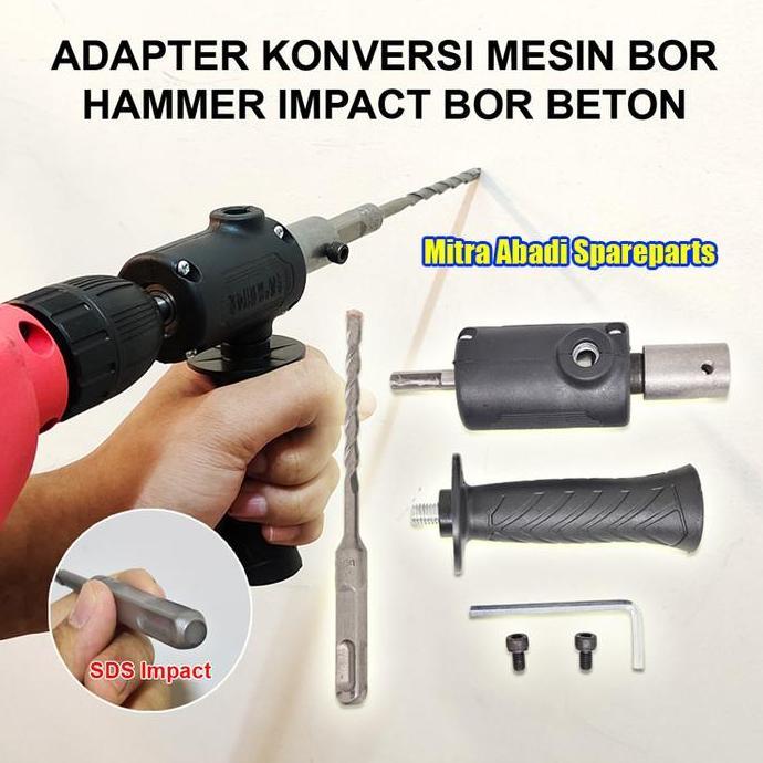 Adapter Konversi Mesin Bor Hammer Impact Untuk Bor Beton