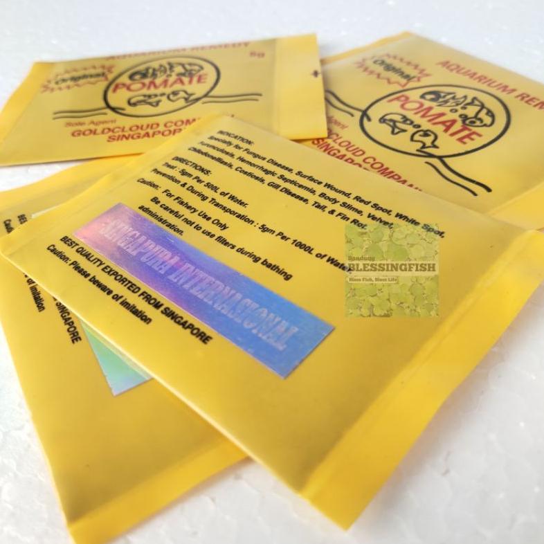 Bestseller Pomate Singapura Pomate Singapore Pomate Asli Singapura Pomet Obat Ikan Pomate Obat Jamur