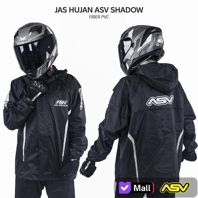 Jas Hujan Asv Shadow Fiber Pvc