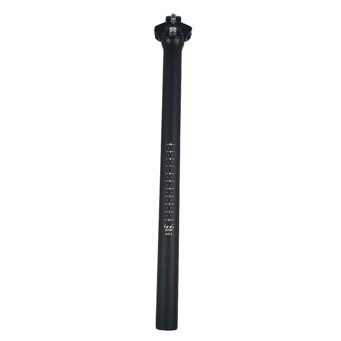 Seatpost Sepeda Fixie Roadbike Carbon Fiber Superlight Wacako 27.2Mm 40Mm Original Dan Terpercaya