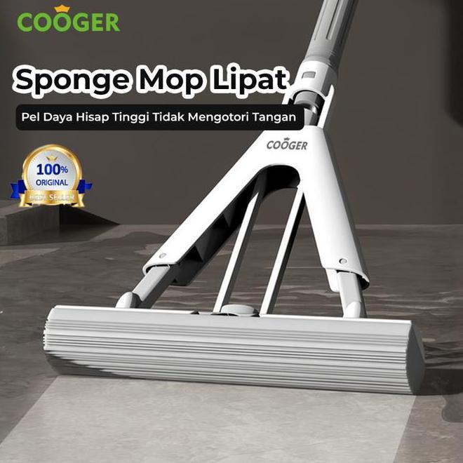 Codcooger Electric Sponge Mop Alat Pel Busa Peras Lipat Otomatis Pel Spons Pva 3S Cepat K Pel Penyer
