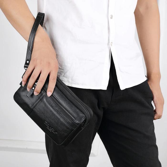 Clutch Handbag Kulit Cheer Soul 2249 Tas Tangan Pria Import Tas Hp Dompet Hp 100% Original