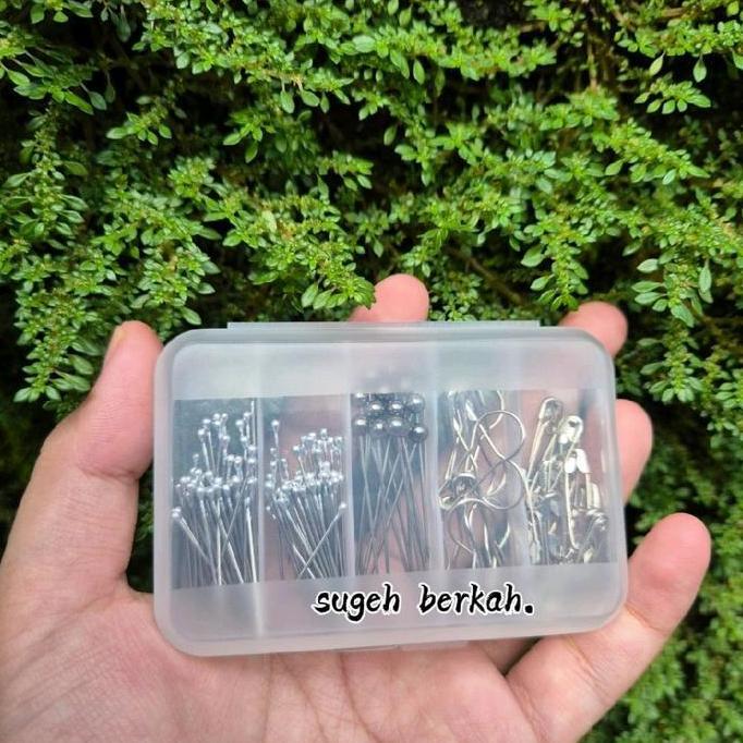PAKET JARUM PENTUL STAINLESS || JARUM PENTUL SILVER || JARUM PENTUL MINI || JARUM PENTUL BESAR || JA