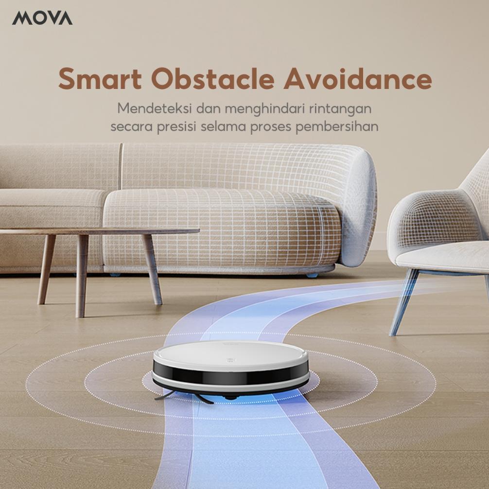 HOT DEALS MOVA E10 Vakum Robot Otomatis 4500Pa Vacuum dan Pel Lantai Smart Mapping Anti Tabrak Cocok