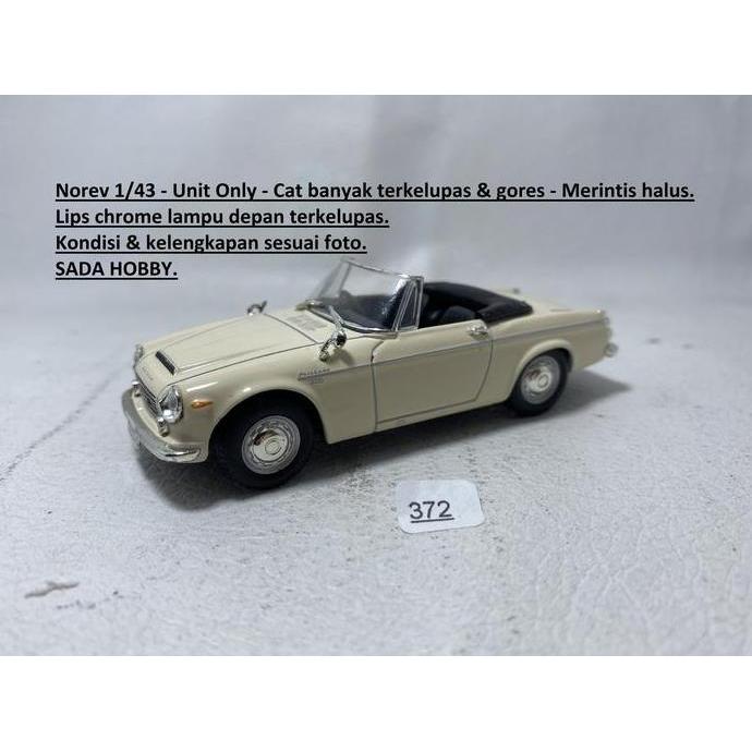 NOREV 1/43 DATSUN FAIRLADY 2000 WHITE UNIT ONLY MIX99