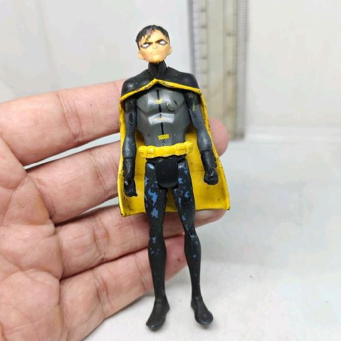 ACTION FIGURE 4' DC UNIVERSE YOUNG JUSTICE LEAGUE ROBIN ORIGINAL MATTEL PS99