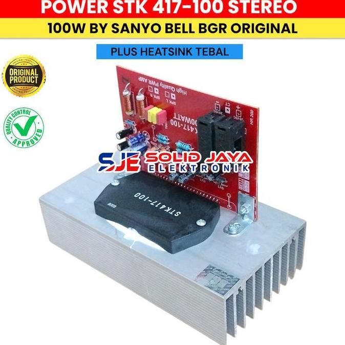 KIT POWER STK 417-100 STEREO 100W SANYOO AMPLIFIER STK417 100 W WATT STK463 STK465 463 465 140W  STK