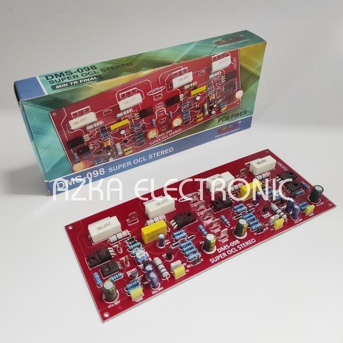 Kit Driver Power Amplifier SOCL Super OCL Stereo DMS 098