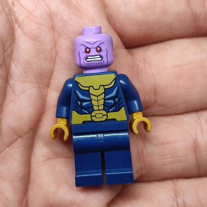 MINI FIGURE LEGO ORIGINAL SUPER HEROES MARVEL THANOS MINIFIGS BRICK PS99