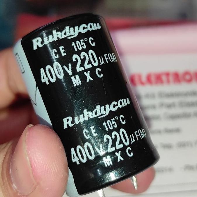 220UF 400V ELCO CAPACITOR 220 UF 400 V PCMED