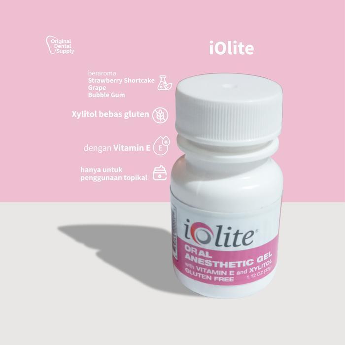 TOPICAL ANASTESI Gel Lolite Benzocaine Dental Anasthetic gel