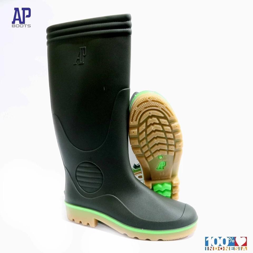 Sepatu Ap Boots Terra Eco 3 Hitam - Ap Terra Eco 3 Karet Tinggi Hitam - Ap Boots Terra Eco 3 Hitam