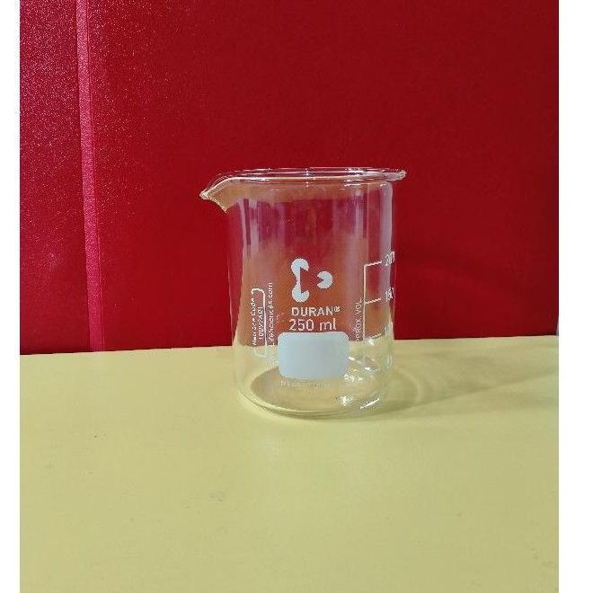 Beaker Glass 250 Ml Duran. Beaker Kaca